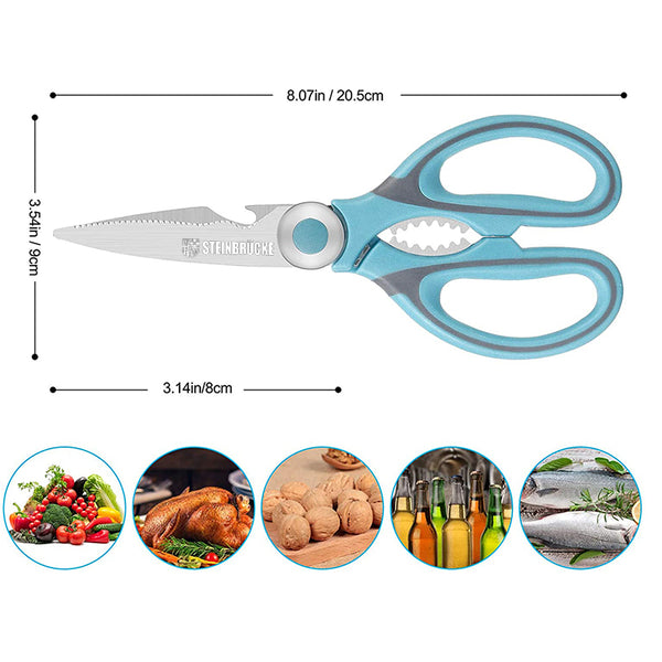 2-Pack Kitchen Shears Multi-function Scissors