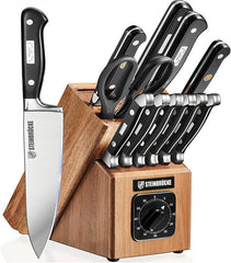 Knife Sets for Kitchen with Block 12 pcs