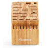 Knife Storage Block 25 Slots Bamboo