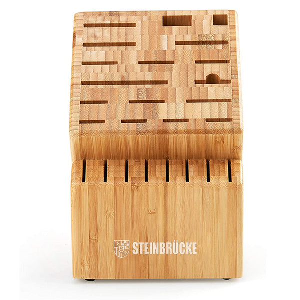 Knife Storage Block 25 Slots Bamboo