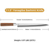 11.5 inch Sashimi Sushi Yanagiba Knife