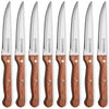 Steak Knives Set of 8 Rosewood Handle