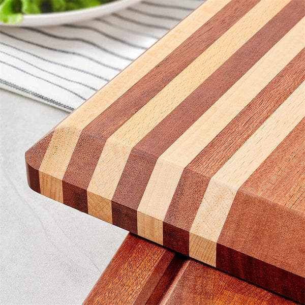 Large Ebony Wood Cutting Board 20x14x1.25